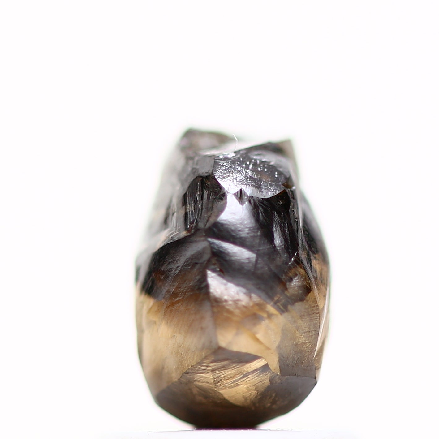 Natural Rough Diamond Fancy Champagne Loose Diamond 1.49 Carat Raw Design Engagement Ring